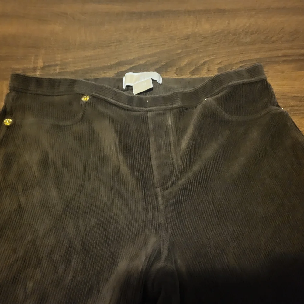 MICHAEL Michael Kors Dark Brown Corduroy Pants - Picture 2 of 8